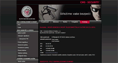 Desktop Screenshot of cms-security.cz